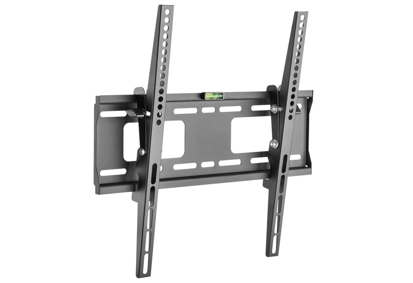 RICOO TV Wandhalterung flach & neigbar 40 mm Wandabstand N2344 TV-Wandhalterung, (bis 55 Zoll, VESA 200x200 bis 400x400, 1-tlg., 50 Kg Belastbarkeit, von 81-140cm (32"-55) Bildschirm-Diagonale, flach neigbar +10°/-0° Wandabstand 40 mm ultraslim Wandhalter) von RICOO