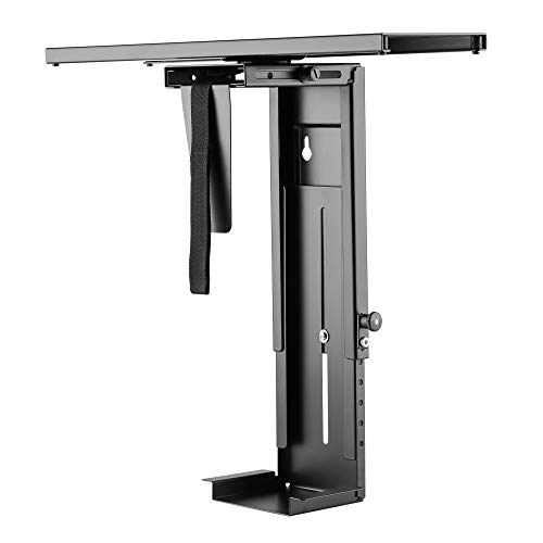 RICOO PC Halterung unter Schreibtisch Computerhalterung für Untertisch TRH-05 bis 10Kg & 360-Grad Drehbar Flexibel Schwenkbar Computer Server Rack Gehäuse Tischhalterung RICOO PC Halterung unter Schreibtisch Computerhalterung für Untertisch TRH-05 bis 10Kg & 360-Grad Drehbar Flexibel Schwenkbar Computer Server Rack Gehäuse Tischhalterung von RICOO