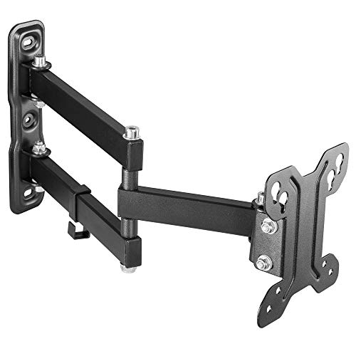 RICOO Monitor Halterung Wandhalterung Schwenkbar Bildschirmhalterung Monitorhalterung für 13-30 Zoll Flach Monitor-Arm Neigbar S7911 Computer Curved PC Bildschirm Wand-Halter VESA 75 x 75-100 x 100 von RICOO