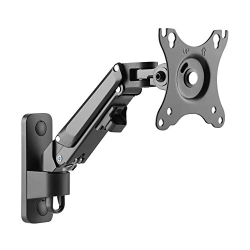 RICOO Monitorhalterung Schwenkbar Neigbar Gasfeder für Bildschirm 17-27 Zoll Monitorarm Höhenverstellbar S4311 Bildschirmhalterung PC Arm Computer-Monitor Wandhalterung Halterung Wand VESA 75 & 100 RICOO Monitorhalterung Schwenkbar Neigbar Gasfeder für Bildschirm 17-27 Zoll Monitorarm Höhenverstellbar S4311 Bildschirmhalterung PC Arm Computer-Monitor Wandhalterung Halterung Wand VESA 75 & 100 von RICOO