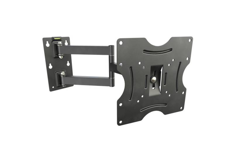 RICOO Monitor TV Wandhalterung 27" 32" 37" 43" 50" bis 30 Kg schwenkbar R02 TV-Wandhalterung, (bis 50 Zoll, VESA 200x100 200x200, 1-tlg., vollbeweglich ausziehbar neigbar 27 Zoll / 68cm bis 50 Zoll / 127cm, bis 15° Neigung, bis zu 180° Schwenkung, Fernseher Halter universal) von RICOO