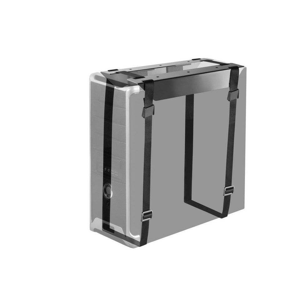 RICOO TRH-11 Halterung, (PC Halter unter Schreibtisch Computer Gurtsystem Rechner verstellbar) von RICOO