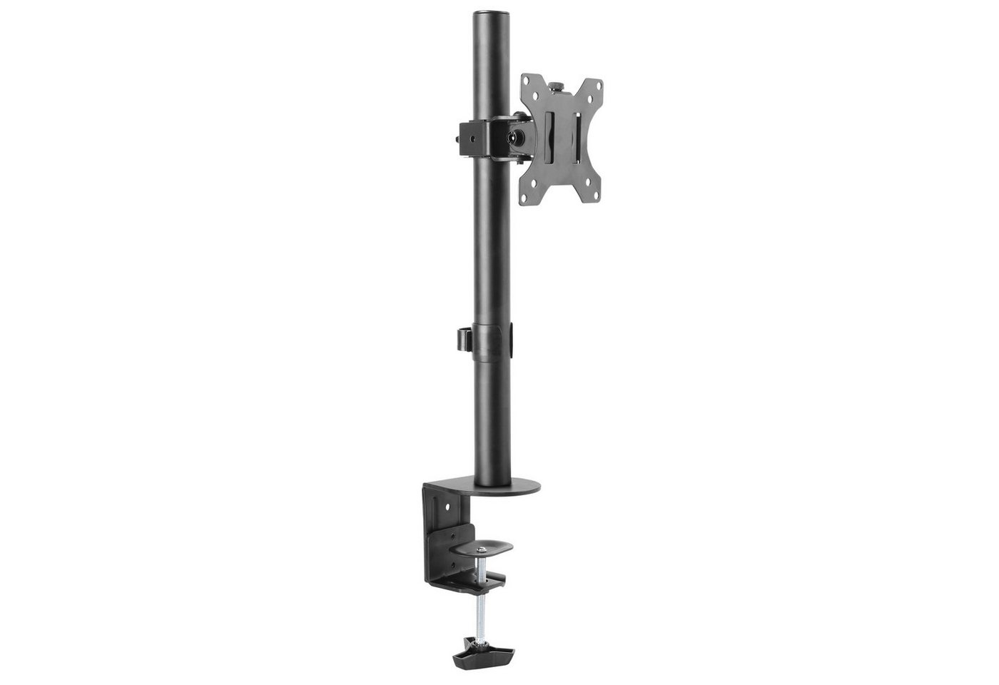RICOO Monitor Bildschirm Tischhalterung schwenkbar neigbar drehbar TS2511 Monitor-Halterung, (bis 30 Zoll, VESA 75x75 und 100x100, 1-tlg., 8 kg Belastbarkeit, von 33-76 cm (13"-30) Bildschirm-Diagonale, neigbar bis 90°, drehbar bis 360°, schwenkbar bis 180) von RICOO