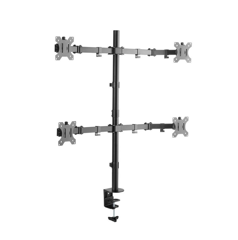 RICOO TS2811 Monitor-Halterung, (bis 32 Zoll, 1-tlg., Tischhalterung 4 Monitore Monitorständer Bildschirm Halter schwenkbar) von RICOO