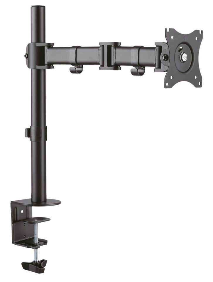 RICOO Tischhalter für Monitor schwenkbar neigbar TS5711 Monitor-Halterung, (bis 30 Zoll, VESA 75x75 und 100x100, 8 kg Belastbarkeit, von 33-76 cm (13"-30) Bildschirm-Diagonale, Tischhalterung neigbar bis 45°, max. auf 415 mm vertikal verstellbar) von RICOO