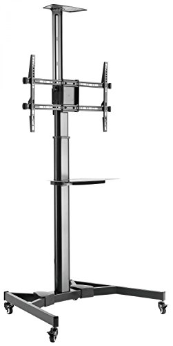 RICOO TV Ständer Rollbar Höhenverstellbar Universal für 40-75 Zoll, Fernsehständer mit Rollen FS0364, Stand Fernseh Standfuß Fernseher Standfuss bis 50 Kg, max. VESA 600x400 mm, TV Standfüße RICOO TV Ständer Rollbar Höhenverstellbar Universal für 40-75 Zoll, Fernsehständer mit Rollen FS0364, Stand Fernseh Standfuß Fernseher Standfuss bis 50 Kg, max. VESA 600x400 mm, TV Standfüße von RICOO