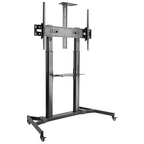 RICOO TV Ständer Rollbar Höhenverstellbar für 55-110 Zoll Stand-Halterung Mobil FS3610 Smart OLED Curved Fernseher Standfuß Wagen mit Rollen Fernsehhalterung bis 100 Kg & VESA 1000 (900) x 600mm RICOO TV Ständer Rollbar Höhenverstellbar für 55-110 Zoll Stand-Halterung Mobil FS3610 Smart OLED Curved Fernseher Standfuß Wagen mit Rollen Fernsehhalterung bis 100 Kg & VESA 1000 (900) x 600mm von RICOO