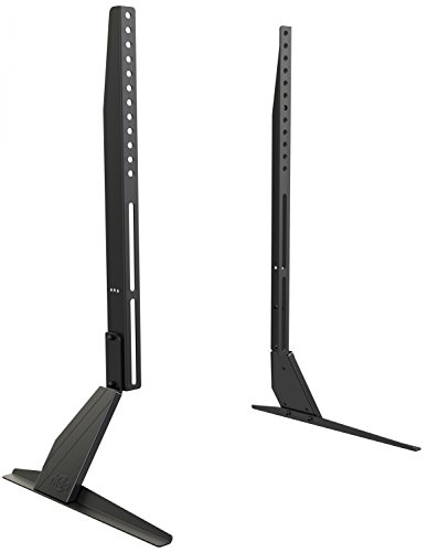 RICOO TV Standfüße Universal Halterungen Fernseher Ständer Bildschirm Halterung Stand FS512 Höhenverstellbar Fernsehständer für 30-65 Zoll bis 40 Kg, Max. VESA 800x400, TV Standfuß Flach Curved von RICOO