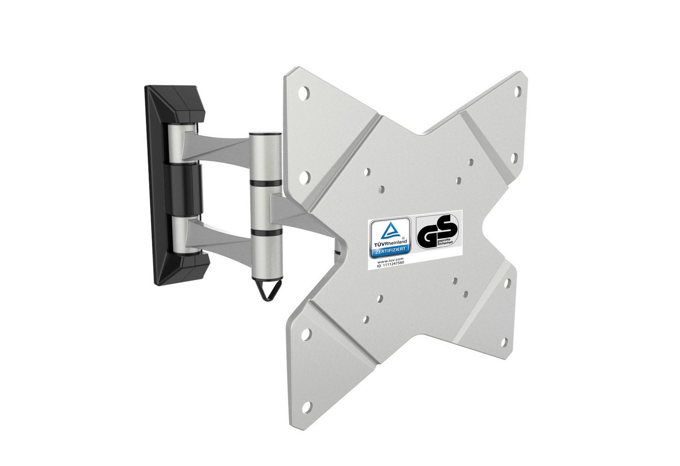 RICOO TV-Wandhalterung, (bis 42 Zoll, VESA bis 200x200, 1-tlg., schwenkbar neigbar ausziehbar Fernseher Wand Halterung VESA 200x200) von RICOO