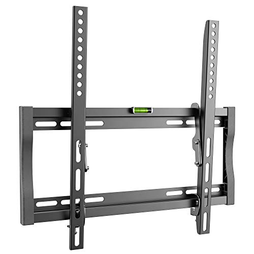 RICOO TV Wandhalterung für 23-42 Zoll Fernseher Halterung Neigbar Fernsehhalterung für Wand N2944 Universal Ultra Slim Wandhalter Smart Flach Curved Fernseh-Halter bis 30 Kg & VESA 400 x 400 von RICOO