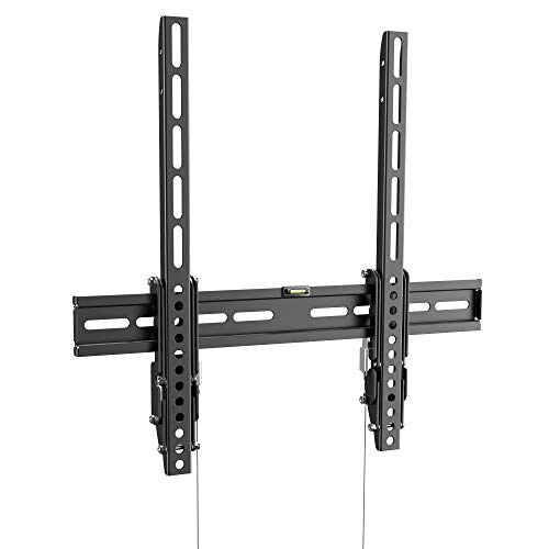 RICOO TV Wandhalterung Fernseher Neigbar Flach Slim für 32-65 Zoll, Universal TV Halterung R01-11, Fernsehhalterung für Wand, Wandhalterung Fernseher 55 Zoll bis 50 Kg mit max. VESA 400x400 mm von RICOO