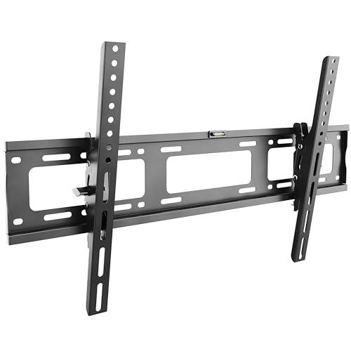 RICOO TV Wandhalterung Fernseher Neigbar Flach Slim für 37-80 Zoll, Universal TV Halterung R07, Fernsehhalterung für Wand, Wandhalterung Fernseher 65 Zoll bis 100 Kg mit max. VESA 600x400 mm von RICOO