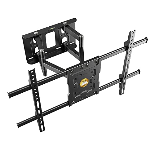 RICOO TV Wandhalterung Fernseher Schwenkbar Neigbar für 40-65 Zoll, Universal TV Halterung S7264, Fernsehhalterung für Wand, Wandhalterung Fernseher 55 Zoll, bis 50 Kg mit max. VESA 600x400 mm von RICOO