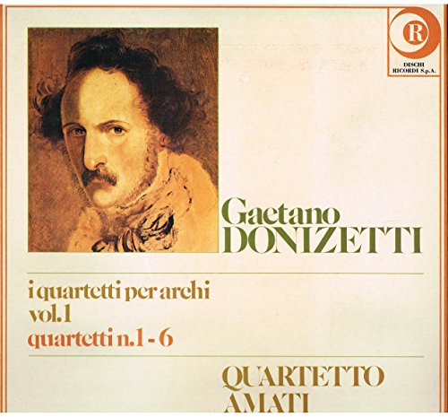 Donizetti: String Quartets nn.1-6 - Amati Quartet - 3 LPs VINYL RICORDI ARCL 327002 von RICORDI