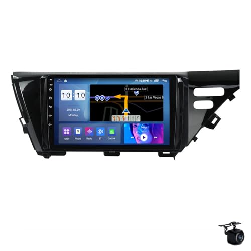 Android 14 Doppel-DIN-Autoradio für T-OYOTA CAMRY 2017–2020 GPS Navi Navigation 9 Zoll Multimedia-Video-Player eingebauter DSP FM BT Wifi SWC 4G 5G Carplay Plug and Play, M400S Android 14 Doppel-DIN-Autoradio für T-OYOTA CAMRY 2017–2020 GPS Navi Navigation 9 Zoll Multimedia-Video-Player eingebauter DSP FM BT Wifi SWC 4G 5G Carplay Plug and Play, M400S von RICUSHN