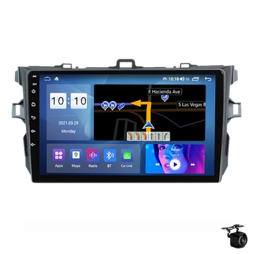 Android 14 Doppel-DIN-Autoradio für T-OYOTA COROLLA 2009–2012 GPS Navi Navigation 9 Zoll Multimedia-Video-Player eingebauter DSP FM BT Wifi SWC 4G 5G Carplay Plug and Play, M500S Android 14 Doppel-DIN-Autoradio für T-OYOTA COROLLA 2009–2012 GPS Navi Navigation 9 Zoll Multimedia-Video-Player eingebauter DSP FM BT Wifi SWC 4G 5G Carplay Plug and Play, M500S von RICUSHN
