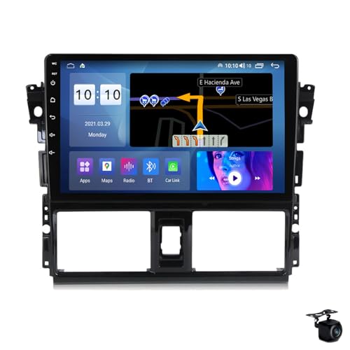 Android 14 Doppel-DIN-Autoradio für T-OYOTA VIOS 2014–2016 GPS Navi Navigation 9 Zoll Multimedia-Video-Player eingebauter DSP FM BT Wifi SWC 4G 5G Carplay Plug and Play, M600S Android 14 Doppel-DIN-Autoradio für T-OYOTA VIOS 2014–2016 GPS Navi Navigation 9 Zoll Multimedia-Video-Player eingebauter DSP FM BT Wifi SWC 4G 5G Carplay Plug and Play, M600S von RICUSHN