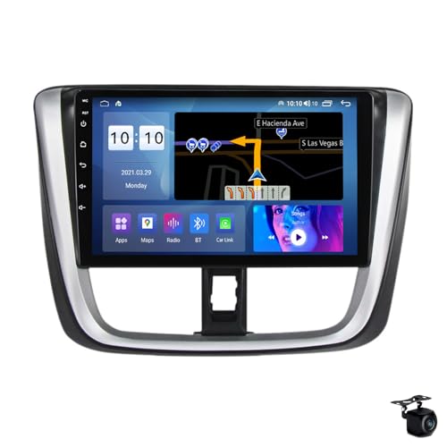Android 14 Doppel-DIN-Autoradio für T-OYOTA VIOS 2016–2018 GPS Navi Navigation 9 Zoll Multimedia-Video-Player eingebauter DSP FM BT Wifi SWC 4G 5G Carplay Plug and Play, M500S Android 14 Doppel-DIN-Autoradio für T-OYOTA VIOS 2016–2018 GPS Navi Navigation 9 Zoll Multimedia-Video-Player eingebauter DSP FM BT Wifi SWC 4G 5G Carplay Plug and Play, M500S von RICUSHN