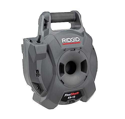 FlexShaft Wand-zu-Wand-Abflussreiniger, 6,35 mm x 9 m Reinigt 3,8 cm bis 5,1 cm Rohre bis volle Durchflusskapazität von RIDGID