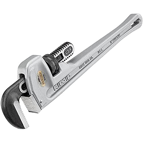 RIDGID 31100 Modell 818 gerade Aluminium-Rohrzange, 18" Sanitär-Schraubenschlüssel von RIDGID