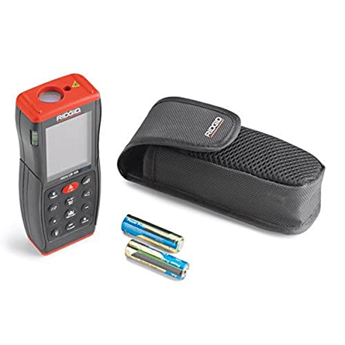 RIDGID 36813 micro LM-400 Fortgeschrittener Laser-Entfernungsmesser, Digitaler Laser-Entfernungsmesser, Laser-Distanzmessgerät bis 70 m, Bluetooth Schnittstelle von RIDGID