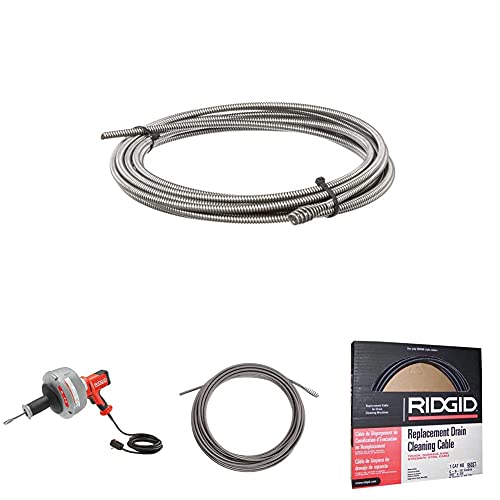 RIDGID 56782 Spirale mit Innenseele Modell C-1IC 5⁄16 Zoll x 25 ft + Hand-Trommelmaschine, 1 Stück + Spirale mit Innenseele 3/8 Zoll x 35 ft + Spirale mit Innenseele Modell C-13IC 5⁄16 Zoll x 35 ft von RIDGID