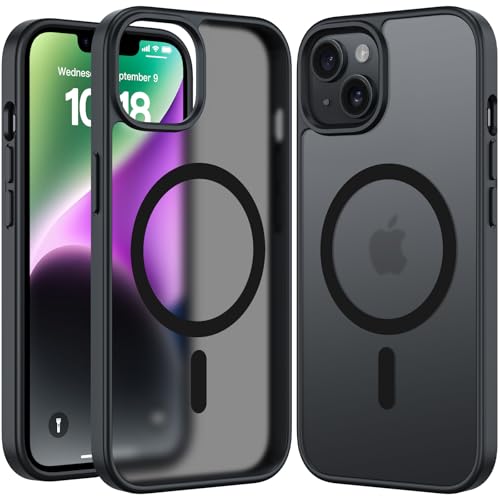 RIERBUBU Design für iPhone 14 Plus, magnetische Hülle, kompatibel mit MagSafe, durchscheinende, matte, dünne, harte Schutzhülle, kratzfest, stoßfest, Anti-Fingerabdruck-Handyhülle für iPhone 14 Plus RIERBUBU Design für iPhone 14 Plus, magnetische Hülle, kompatibel mit MagSafe, durchscheinende, matte, dünne, harte Schutzhülle, kratzfest, stoßfest, Anti-Fingerabdruck-Handyhülle für iPhone 14 Plus von RIERBUBU
