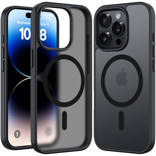 RIERBUBU Design für iPhone 14 Pro, magnetische Hülle, kompatibel mit MagSafe, durchscheinende, matte, dünne, harte Schutzhülle, kratzfest, stoßfest, Anti-Fingerabdruck-Handyhülle für iPhone 14 Pro RIERBUBU Design für iPhone 14 Pro, magnetische Hülle, kompatibel mit MagSafe, durchscheinende, matte, dünne, harte Schutzhülle, kratzfest, stoßfest, Anti-Fingerabdruck-Handyhülle für iPhone 14 Pro von RIERBUBU