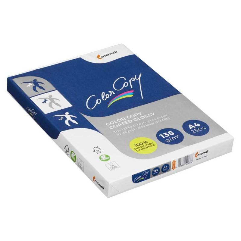 mondi Laserpapier Color Copy Coated glossy DIN A4 135 g/qm - 250 Blatt von Mondi Business Paper