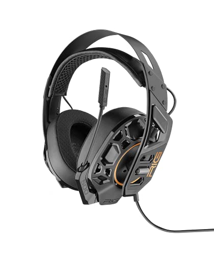 RIG 500 PRO HA Gen 2 Gaming-Headset mit Dolby Atmos 3D-Surround-Sound, 50-mm-Lautsprechertreiber, Flip-to-Mute-Mikrofon, Schwarz/Kupfer von RIG