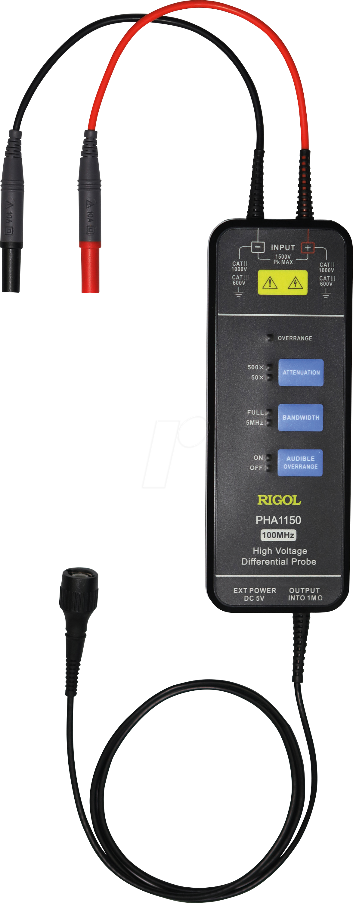 RIGOL PHA1150 - Hochspannungstastkopf, 100 MHz, 1500 V, differenziell von RIGOL