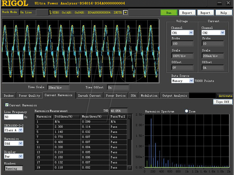 RIGOL UPA-DS - PC Software ULTRA POWER für RIGOL-Oszilloskope von RIGOL