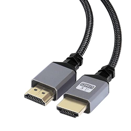 RIIEYOCA HDMI-zu-HDMI-Kabel, 4K-HDMI-Kabel, HDMI-Stecker-zu-Stecker-Verlängerungskabel, unterstützt 3D- und 4K-Ultra-HD-Fernseher, 1080p, für Projektor, Monitor 2 m von RIIEYOCA
