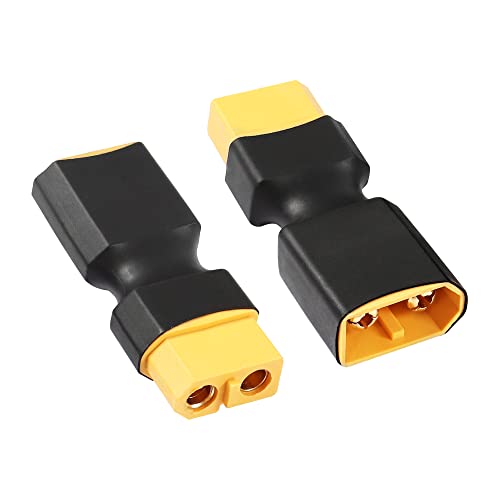 RIIEYOCA XT60 Adapter: XT60 Stecker zu Buchse, kein Drahtadapter, für RC FPV Auto Flugzeug Drone LiPo Batterie etc. von RIIEYOCA