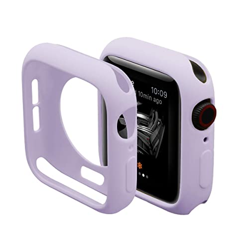 Speziell für Apple Watch 3/2/1 40 mm mit elegantem und coolem Design, Screen Power Case, [Touch Sensitive] [Full Coverage] iWatch 38 mm Bumper Cover – Purpur von RIISCA