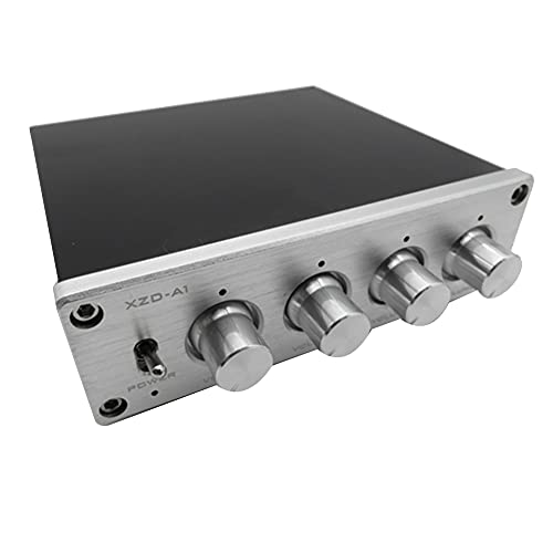 RIKEL HiFi Verlustfrei 1 Eingang 4 Ausgang RCA HUB Audio Verteiler Signal Selektor Schalter Quellen Umschalter LautstäRke VerstäRker (Silber) von RIKEL