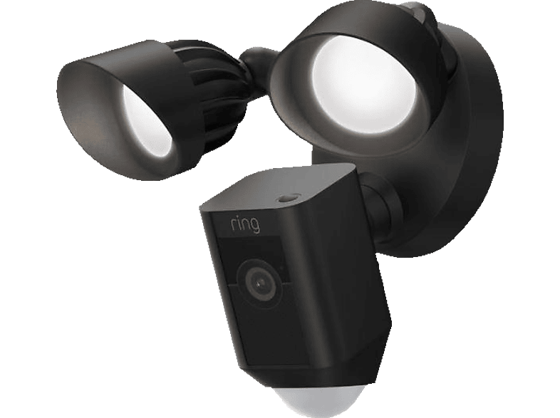 RING Floodlight Cam Wired Plus - Black, Überwachungskamera von RING