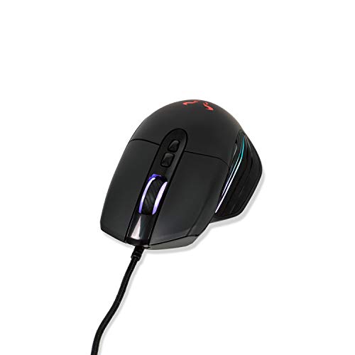 RIOTORO Nadix MR-807I Gaming Maus 10000 DPI optischer Sensor RGB LED 16 mio Farben 7 programmierbare Tasten RIOTORO Nadix MR-807I Gaming Maus 10000 DPI optischer Sensor RGB LED 16 mio Farben 7 programmierbare Tasten von RIOTORO