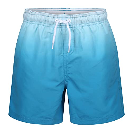 RIPT Jungen Essentials Quick Dry UV 50 Sonnenschutz Badeshorts Badehose, Blue Dip Dye, 11-12 Jahre von RIPT
