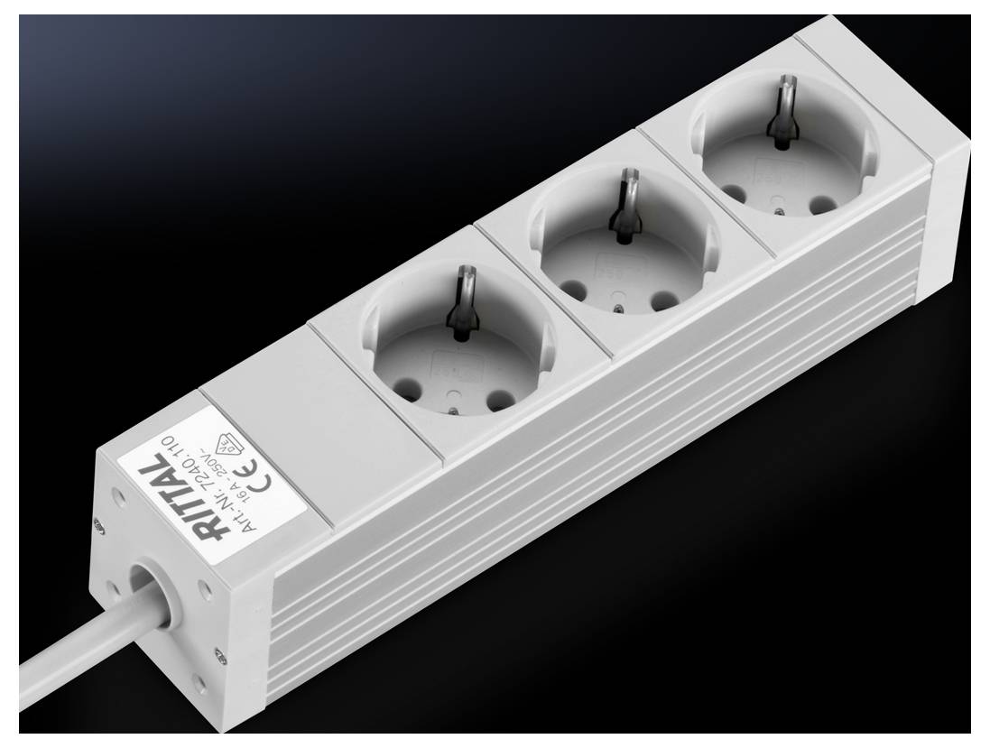 Rittal Steckdosenleiste 3f DK 7240110 o.Schalter Rittal Steckdosenleiste 3f DK 7240110 o.Schalter von RITTAL GmbH & Co. KG