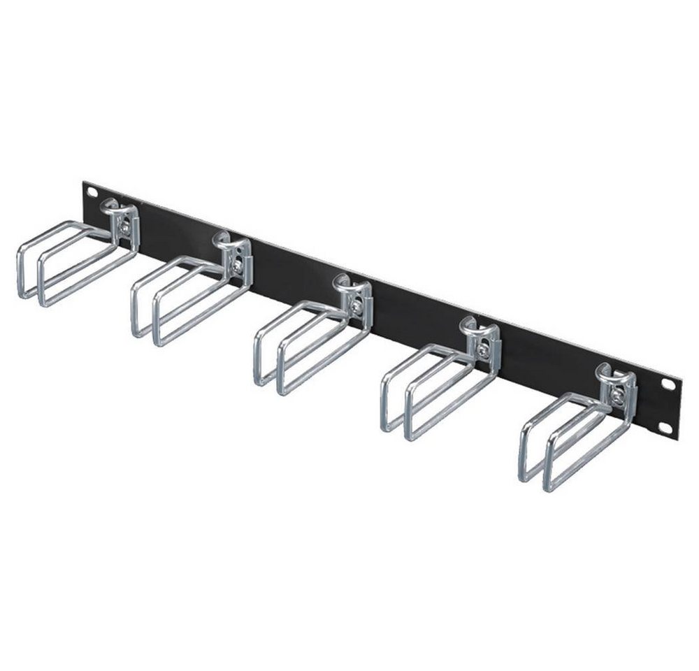 RITTAL Netzwerkschrank Rangierpanel 1 HE, Bügelgröße: 43 x 55 mm von RITTAL