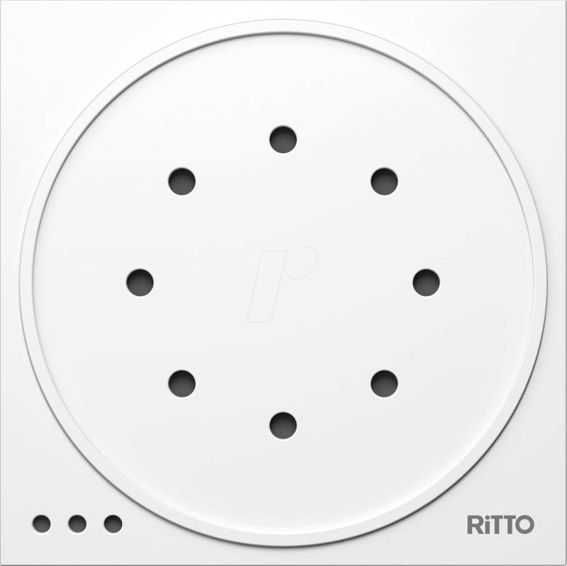 RITTO 1875970 - Modul für PORTIER Türsprechanlage, Türsprechmodul, weiß von RITTO