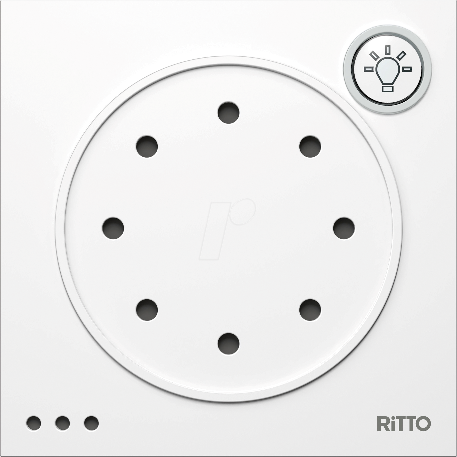 RITTO 1876070 - Modul für PORTIER Türsprechanlage, Türsprechmodul mit Lichttaste von RITTO