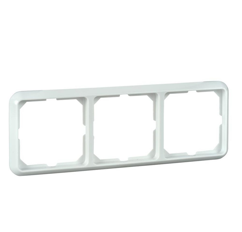 RITTO Verteiler Ritto Rahmen 3-fach FASHION Duro reinweiß 204304 von RITTO