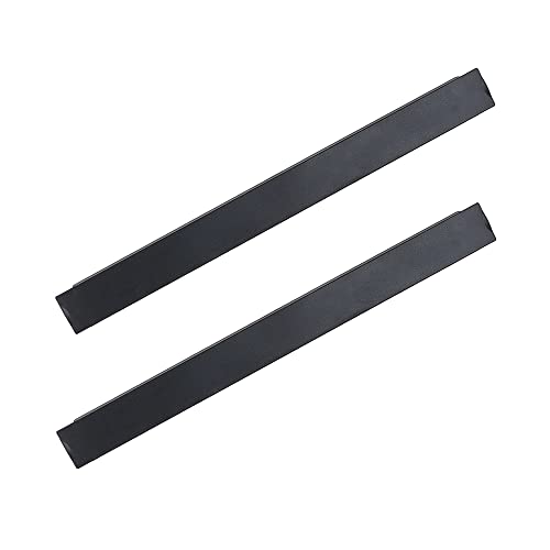 RIVECO 1U Blank Rack Mount Panel für 19 Zoll Server Rack Gehäuse Kunststoffplatte werkzeuglose Montageplatte für Netzwerk schwarz 2 Stück von RIVECO