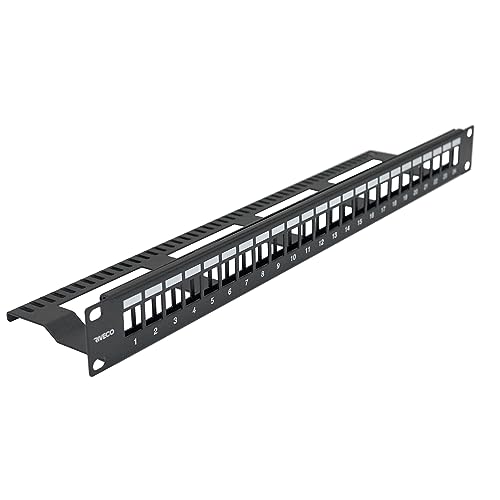 RIVECO 24 Port Keystone Patchpanel von RIVECO