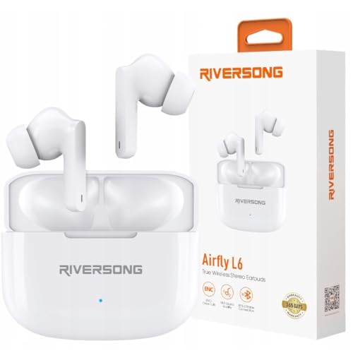 RIVERSONG Bluetooth-Kopfhörer, Kopfhörer Kabellos 5.3 Bluetooth, In Ear Kopfhörer mit TWS und ANC, Touch-Control Integriertes Mikrofon In-Ear Ohrhörer, Gaming-Kopfhörer von RIVERSONG