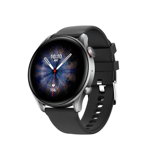 RIVERSONG Smartwatch für Damen Herren, Motive 6c, 1,30", 320 x 320 px, Bluetooth 5.3, Musiksteuerung, Schrittzähler, Pulsmesser etc. IP68, 100 Sport modi, Grau RIVERSONG Smartwatch für Damen Herren, Motive 6c, 1,30", 320 x 320 px, Bluetooth 5.3, Musiksteuerung, Schrittzähler, Pulsmesser etc. IP68, 100 Sport modi, Grau von RIVERSONG