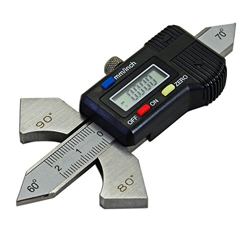 RIVERWELD Digitalanzeige Schweißlehre Schweißtest Ulnar 4 Winkelanzeige am Gehäuse: 60°, 70°, 80°, 90° Ablesung Zoll, Metrisch, Zoll Bruchteilprüfung Schweißhöhe Kehlnahtdicke Fasenwinkel RIVERWELD Digitalanzeige Schweißlehre Schweißtest Ulnar 4 Winkelanzeige am Gehäuse: 60°, 70°, 80°, 90° Ablesung Zoll, Metrisch, Zoll Bruchteilprüfung Schweißhöhe Kehlnahtdicke Fasenwinkel von RIVERWELD