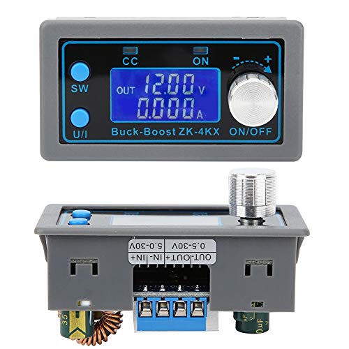 0,5-30 V 4A DC-DC-Boost-Wandlermodul CC-CV-Spannungsregler mit LCD-Anzeige, Ideal für Elektronische Komponenten von RIZGHWOY